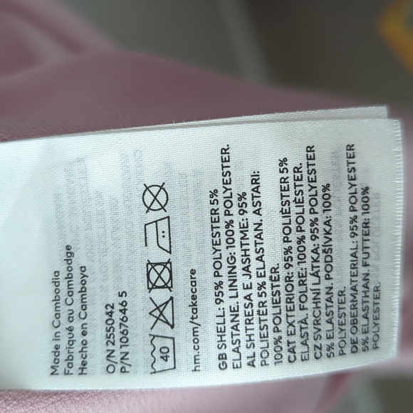 ❤️ H&M women's midi dress lavender/pink - Picture 4 of 5